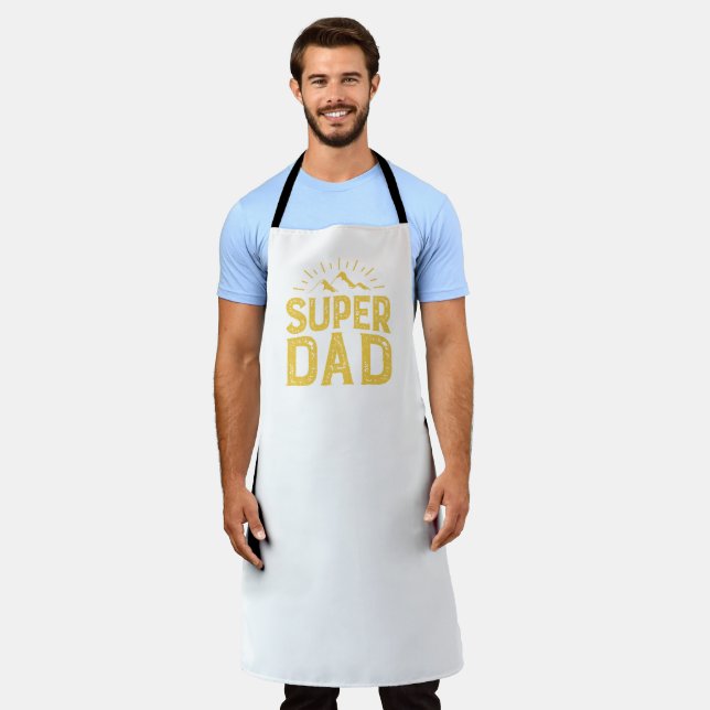 All-Over Print father's day apron Schürze (Getragen)