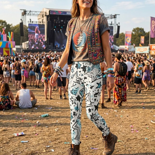 All-Over-Print-Leggings mit Sternenhimmel Leggings (Von Creator hochgeladen)