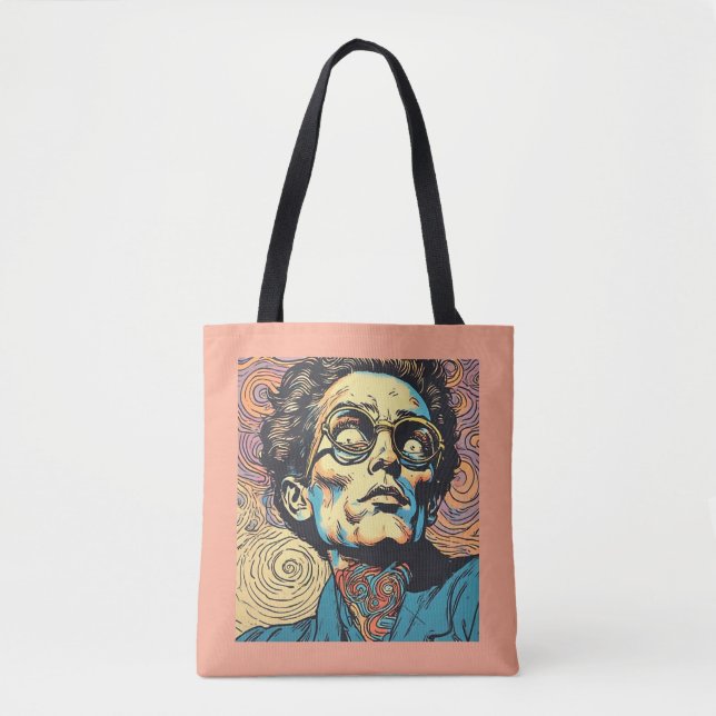 All-Over-Print Medium Tote Bag, 16x16 Seamless (Vorderseite)