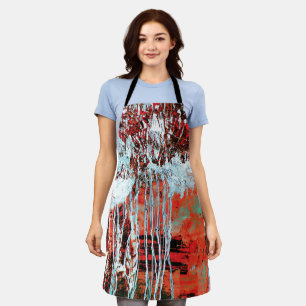All‑Over Print Schürze – Corrosion Pulse