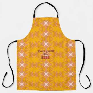 All-Over Print Schürze danke für das Essen