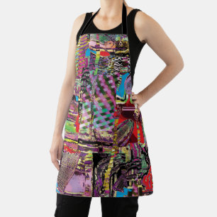 All‑Over Print Schürze – Urbane Fraktale