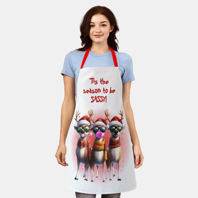 All-over-Print-Schürze von Reindeer Schürze (Getragen)