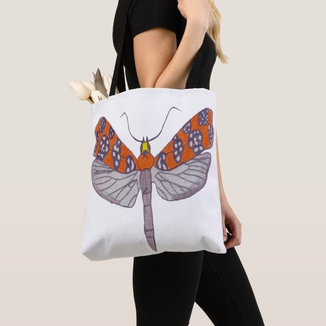 All-Over-Tasche - Ailanthus Moth (weiß) (Von Nahem)