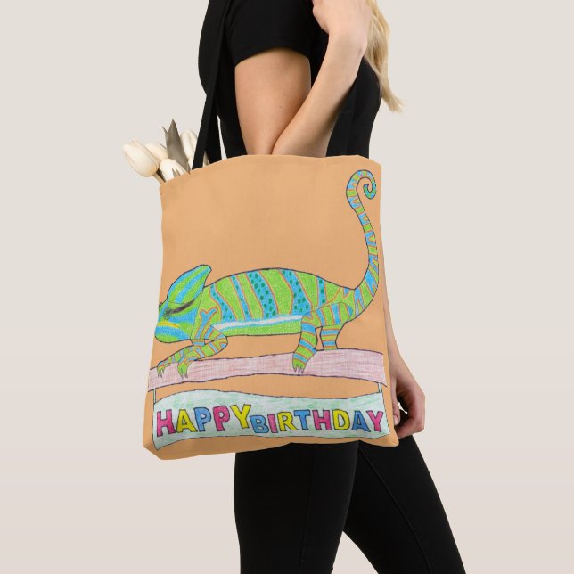 All-Over-Tasche - Geburtstagskammer (orange) (Von Nahem)