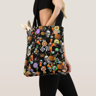 All-over-Tasche - grauenhaftes Halloween-Confetti
