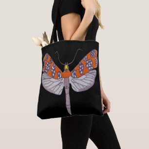 All-Over Tote - Ailanthus-Motte (schwarz)