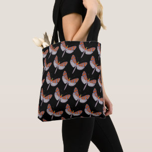 All-Over Tote - Ailanthus-Motte (schwarzes Muster)