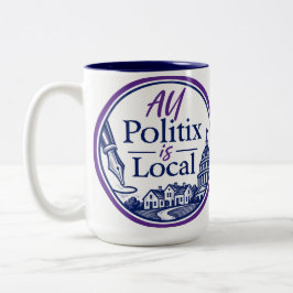 All Politix ist lokales Logo-Mug Zweifarbige Tasse