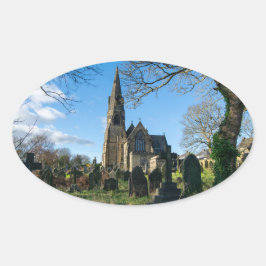 All Saints Church, Salterhebble Ovaler Aufkleber