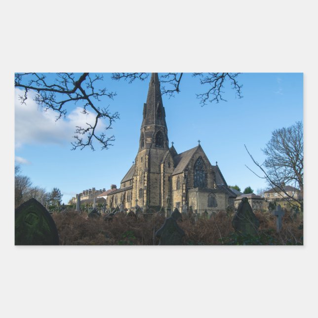 All Saints Church, Salterhebble Rechteckiger Aufkleber (Vorderseite)