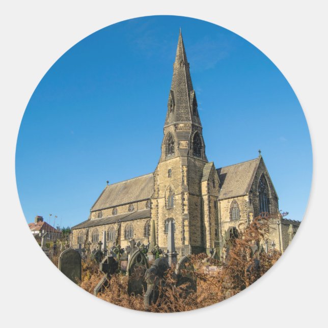 All Saints Church, Salterhebble Runder Aufkleber (Vorderseite)