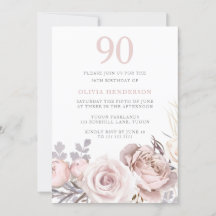 All Seasons Dusty Rose & Blush 90. Geburtstag