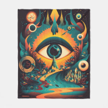 All Seeing Eye Blanket | psychedelische Kunst