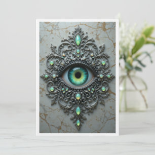 All Seeing Eye Brosche Karte