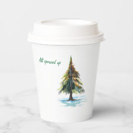 All spruced up pappbecher