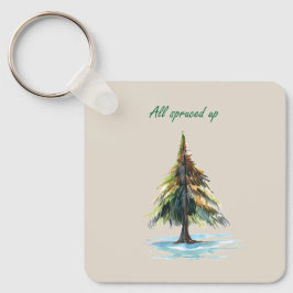 All spruced up schlüsselanhänger