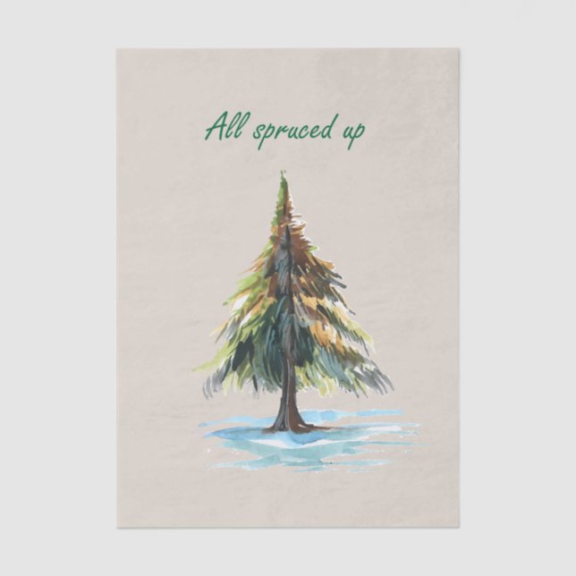 All spruced up seidenpapier (Vorderseite)