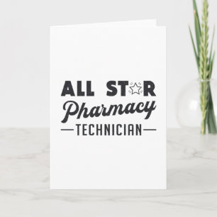 All Star Apotheken-Techniker Apotheker Medizin Karte