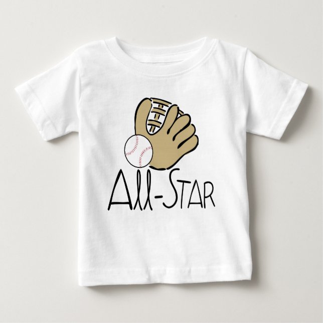 All-Star- Baseball Baby T-shirt (Vorderseite)