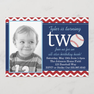 All-Star Baseball Geburtstag Bash Einladung