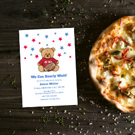 All Star Bearly Wait Football Baby Shower Einladung