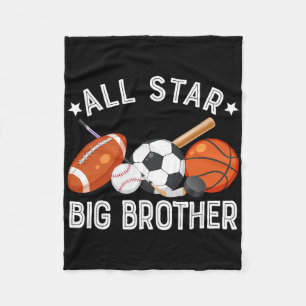 All Star Big Brother des Geburtstags Sketll Fußbal Fleecedecke