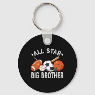 All Star Big Brother des Geburtstags-Sketll-Fußbal Schlüsselanhänger
