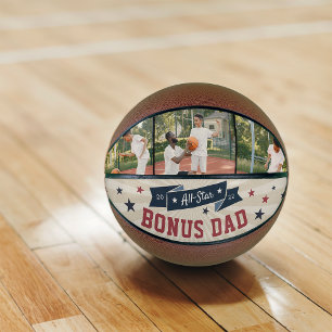 All-Star Bonus Vater Custom Foto Stepdad Basketball