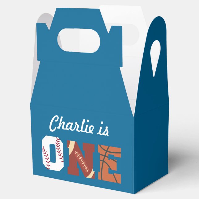 All-Star First Birthday Leckerei Geschenkschachtel (Geöffnet)