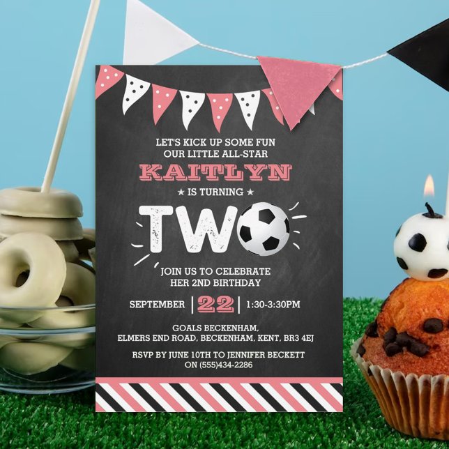 All-Star Fußball Ball 2. Geburtstag Einladung (Von Creator hochgeladen)