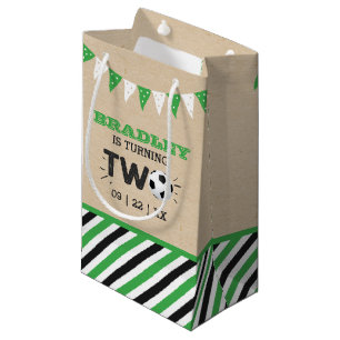 All-Star Fußball Ball 2. Geburtstag Party Kleine Geschenktüte