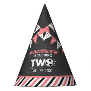 All-Star Fußball Ball 2. Geburtstag Partyhütchen