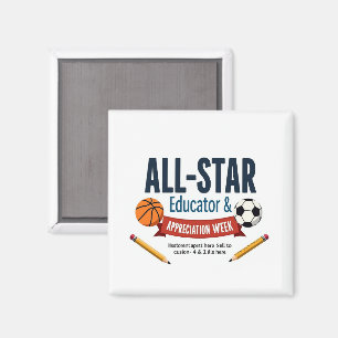All-Star-Lehrer-Dank-Magnet Magnet