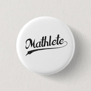 All-Star- Mathlete Mathe-Athlet Button