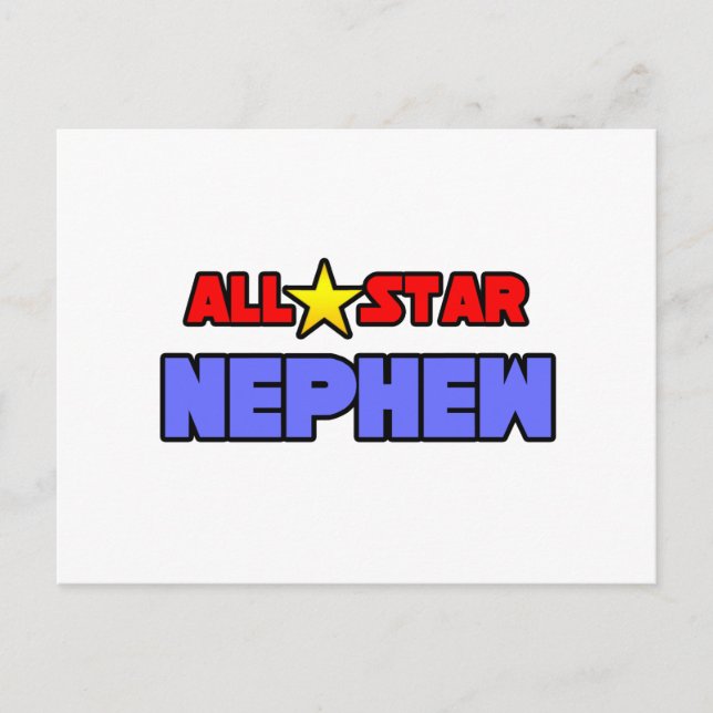 All Star Nephew Postkarte (Vorderseite)