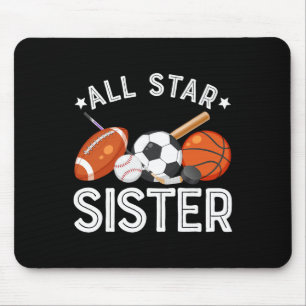 All-Star-Schwester des Geburtstagsjungen Sketll Fu Mousepad