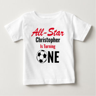 All Star Soccer 1. Geburtstag Baby T-shirt