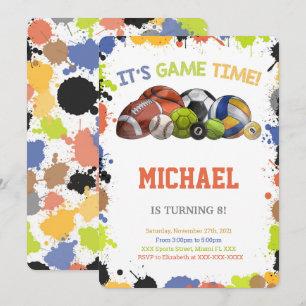 All-Star-Sport-Einladungen Einladung