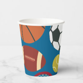 All-Star Sport Geburtstagspapiere Pappbecher