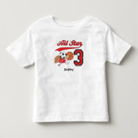 All Star Sports 3 Geburtstagskind T - Shirt