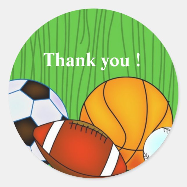 All star Sports - Round Aufkleber - PMP (Vorderseite)