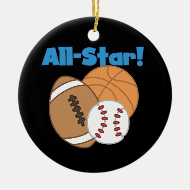 All-Star- T-Shirts und Geschenke Keramikornament (Vorne)
