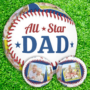 All Star VATER Happy Vatertag Custom 2 Foto Baseball