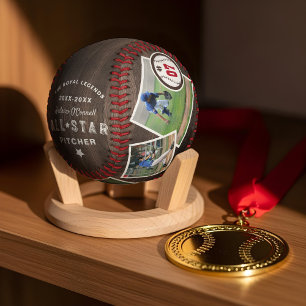 All-Star-Wöldner-Spielernummer & Foto Collage Baseball