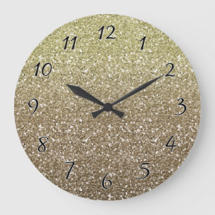 All That Glitters Große Wanduhr