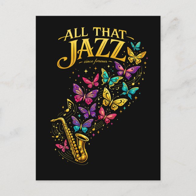 All That Jazz Postkarte (Vorderseite)