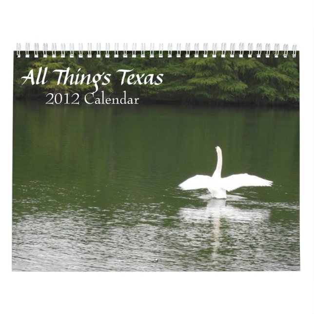 All Things Texas 2012 Kalender (Titelbild)