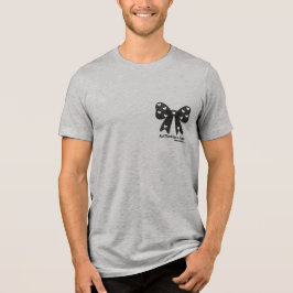 All Tied Up In Style – Chic Minimalist Bow T-Shirt Tri-Blend Shirt