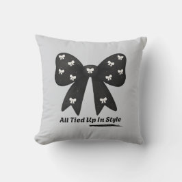 All Tied Up In Style Throw Pillow Kissen